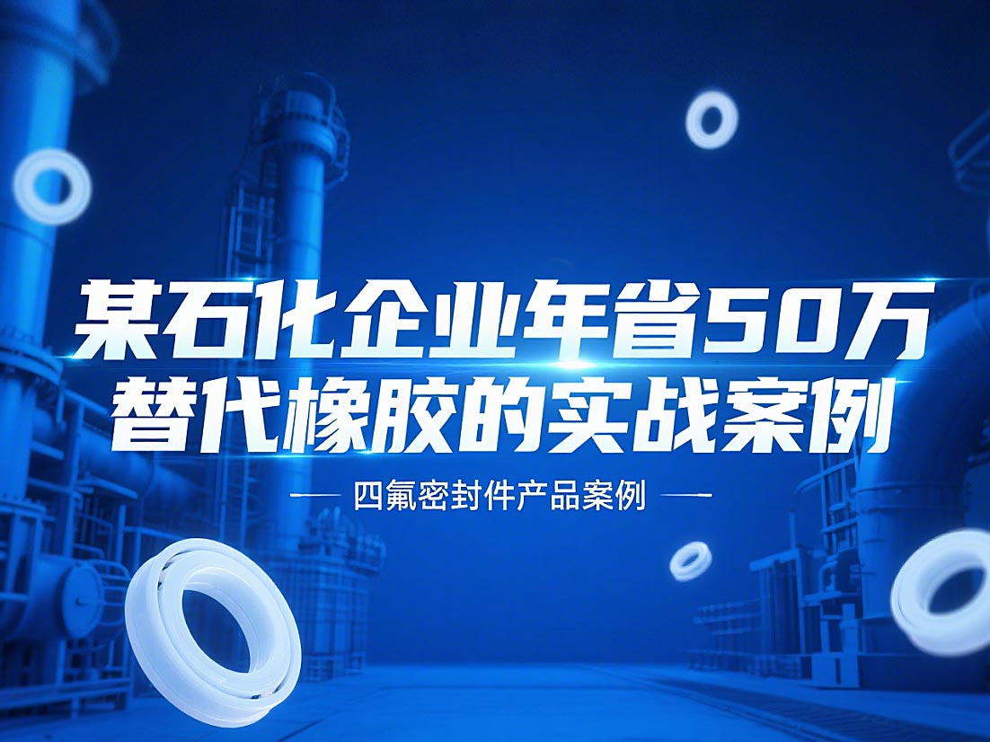 某石化企業(yè)年省50萬(wàn)：四氟密封件替代橡膠的實(shí)戰(zhàn)案例！
