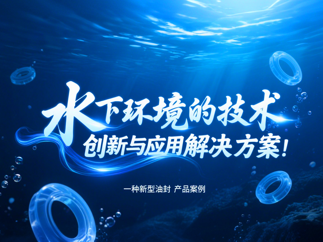 一種新型油封產(chǎn)品案例 ? 水下環(huán)境的技術(shù)創(chuàng)新與應(yīng)用解決方案!